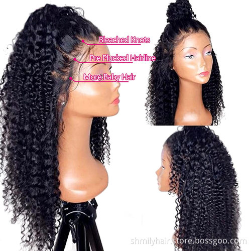 Human Hair Wigs Lace Front For Black Women Full Lace Human Hair Wig Brazilian Hair HD Lace Raw Unprocessed Natural Color